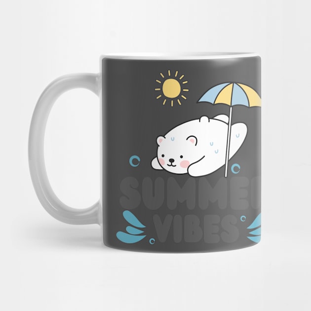 Summer Vibes Bear Design by KomixsDesign